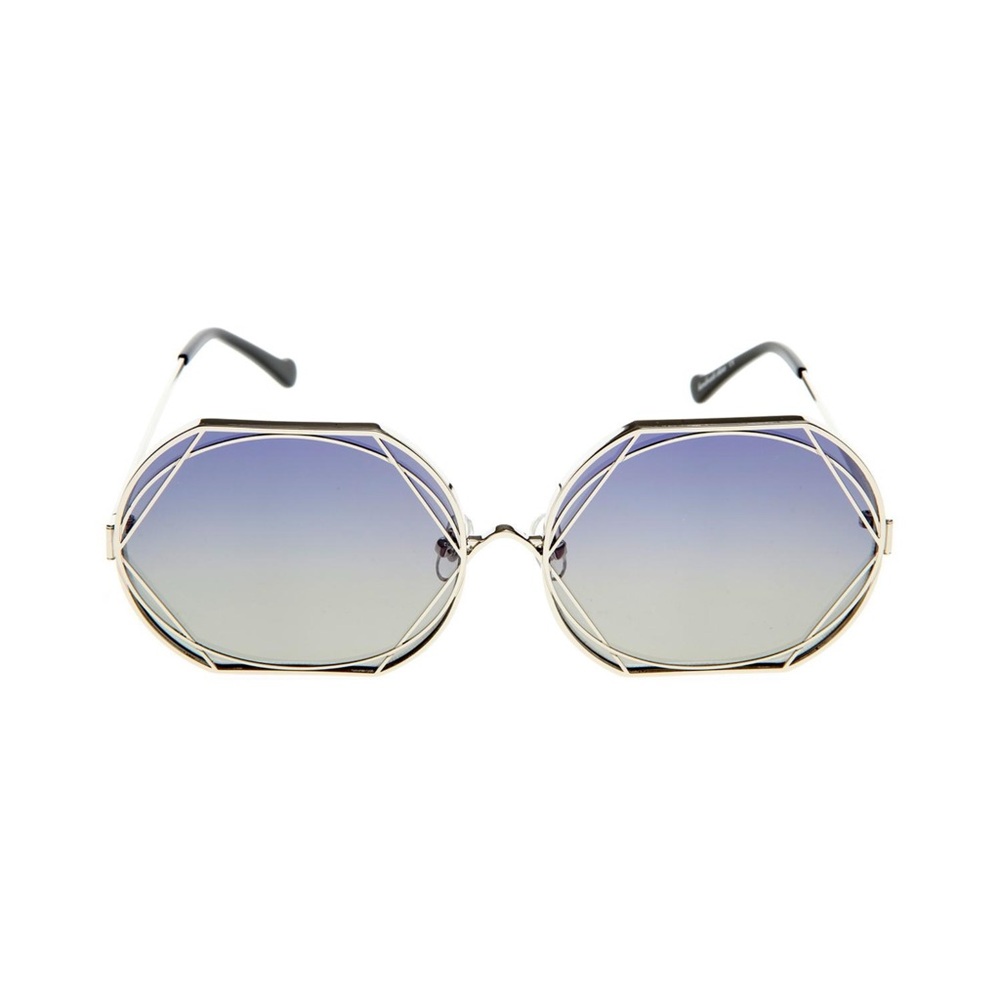 Wildfox Regency Sunglasses silver NIB